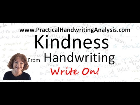 How to Identify Kindness from Handwriting Analysis Graphology