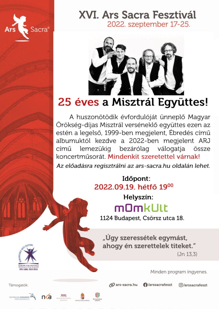 25 ÉVES A MISZTRÁL EGYÜTTES!