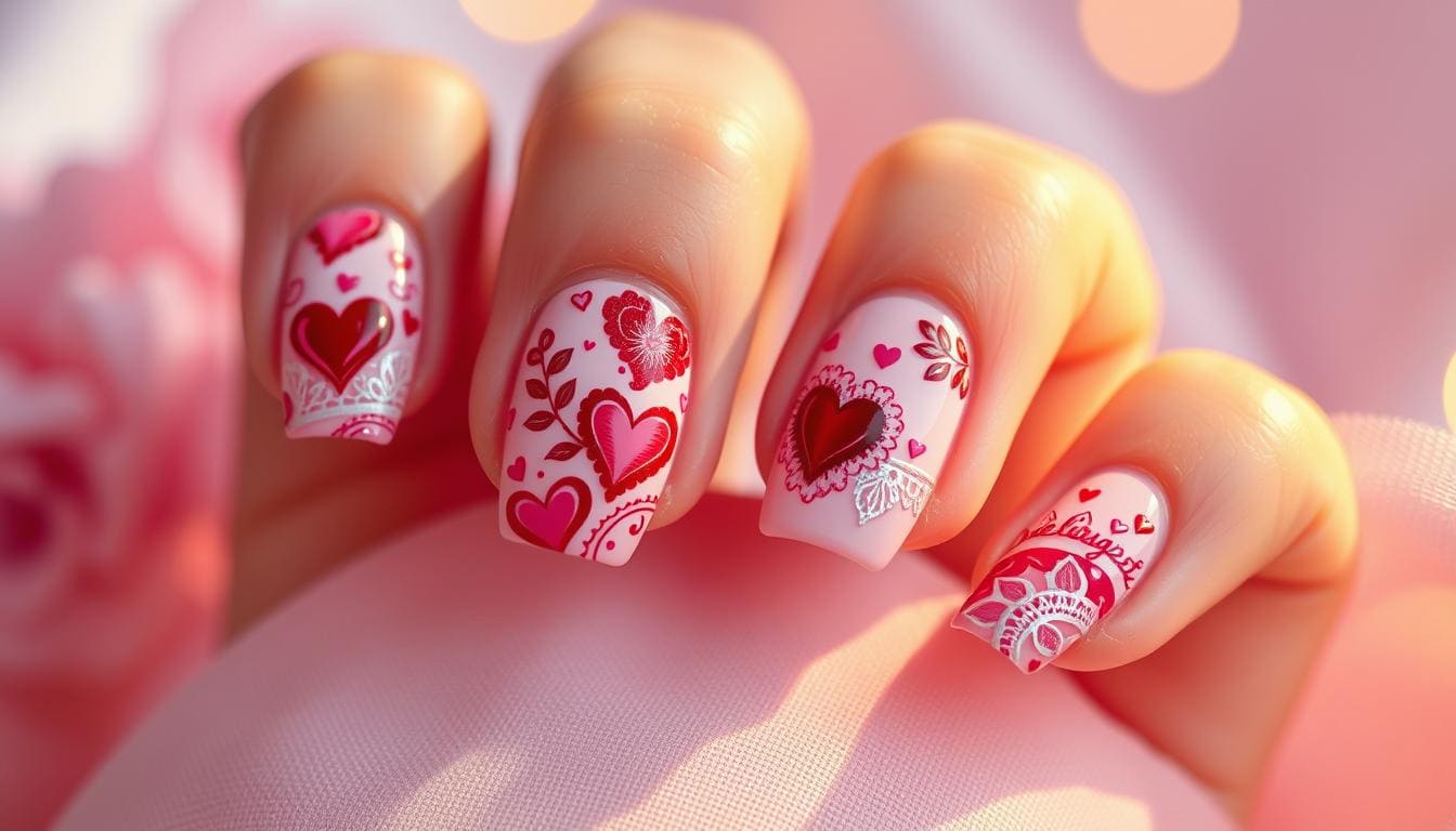 unghie di san valentino