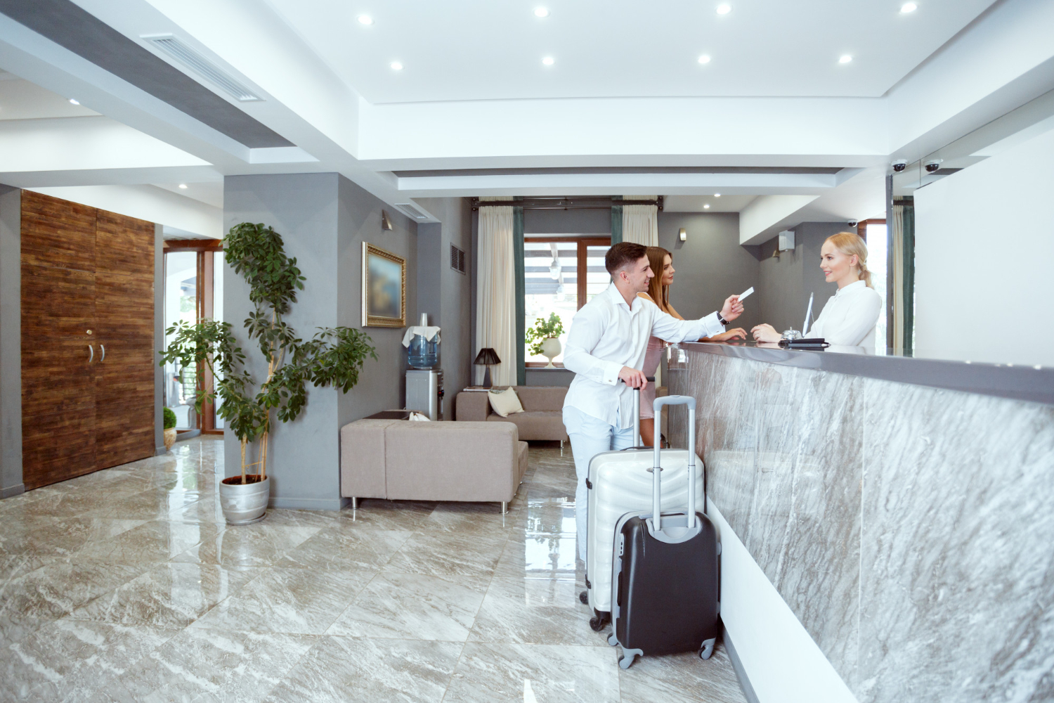 Convention hotels attract big business with key features like friendly staff and concierge. 