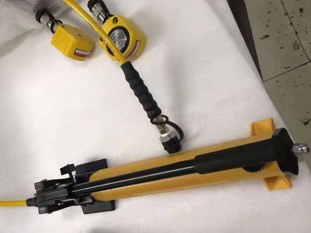 Porta Power, Hydraulic Cylinder And Hand Pump Set