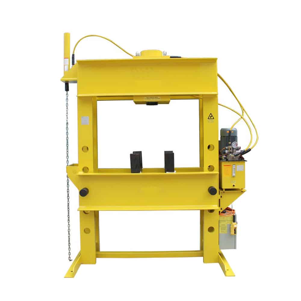 H Frame Hydraulic Workshop Press With Electric Pump