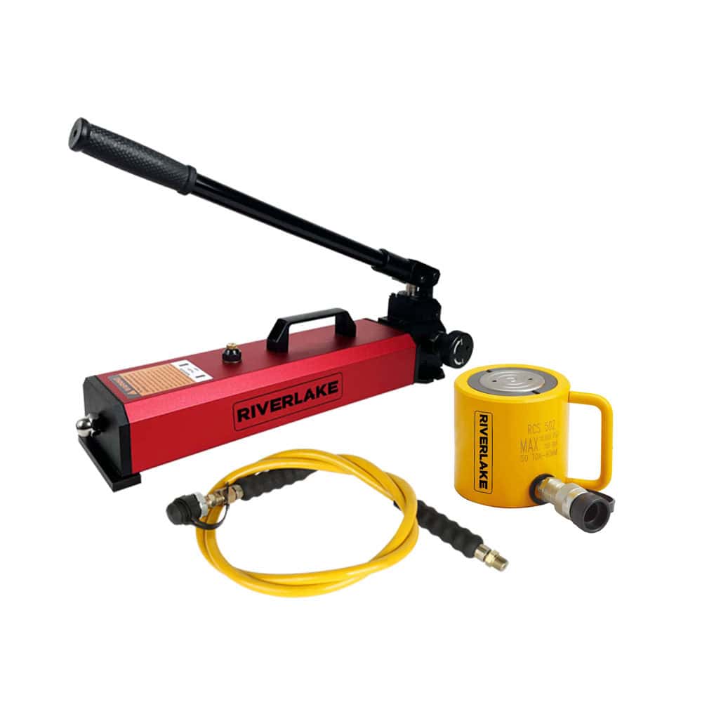 Hydraulic Cylinder And Hand Pump Set