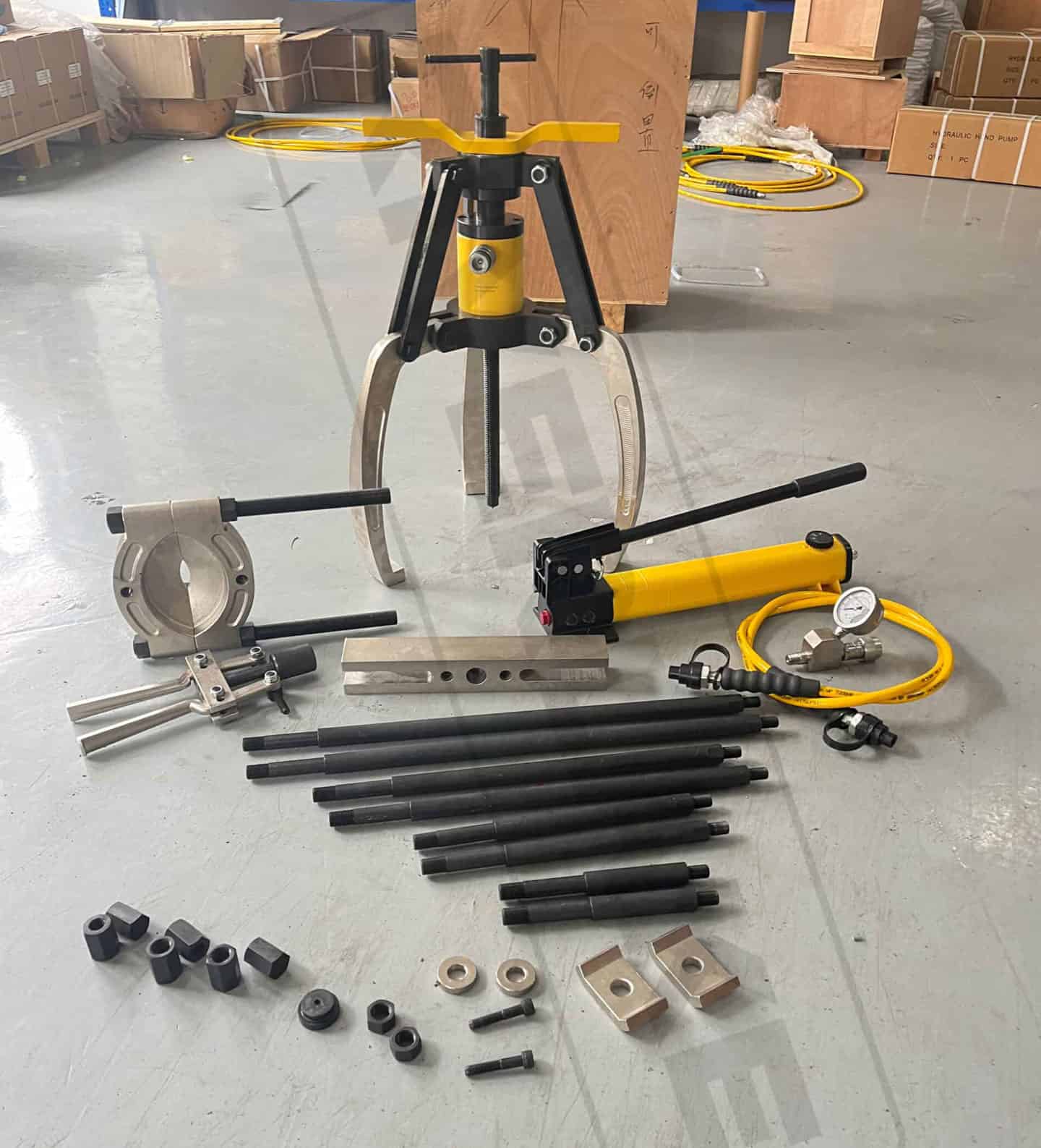Hydraulic Lock-Grip Puller Set