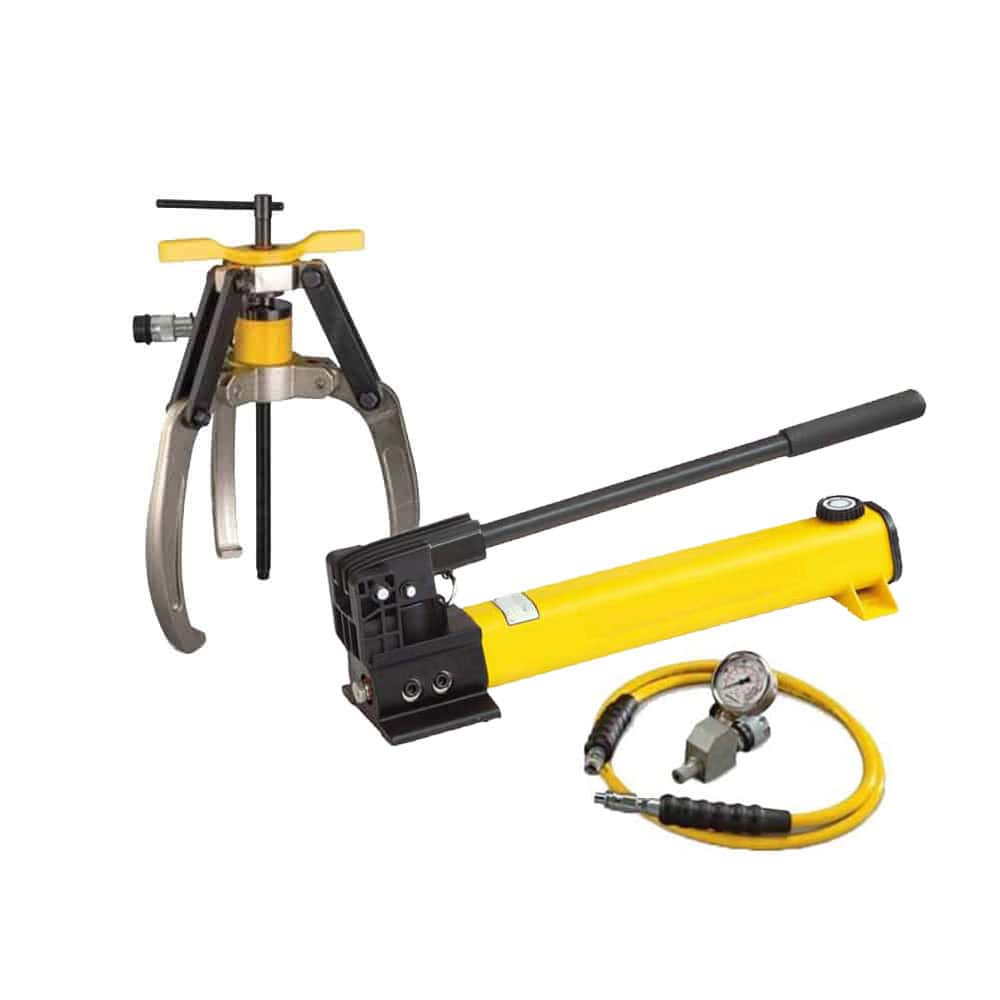Hydraulic Lock-Grip Puller Set with Hand Pump