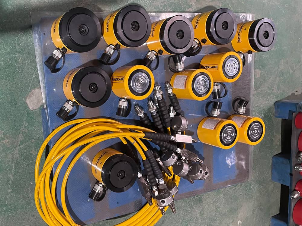 Low height pancake hydraulic cylinder
