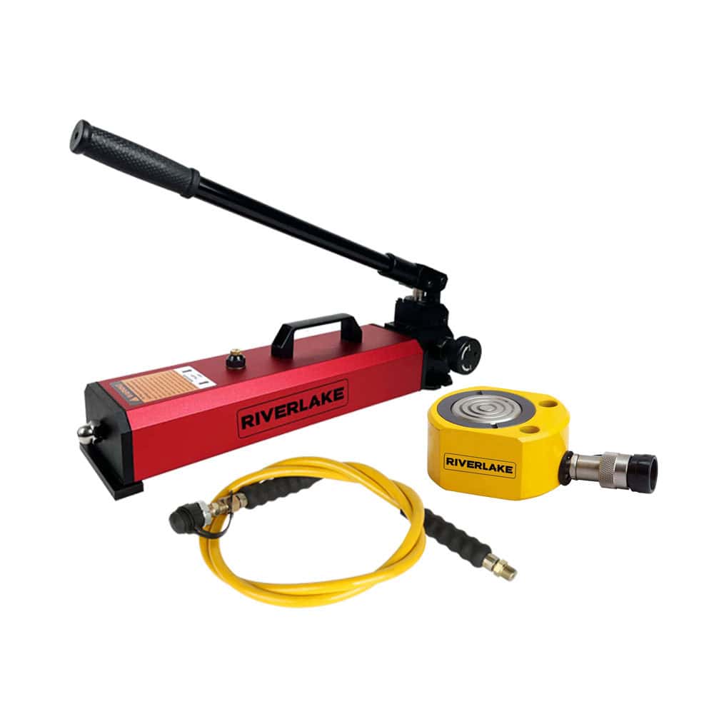 Porta Power, Hydraulic Cylinder And Hand Pump Set