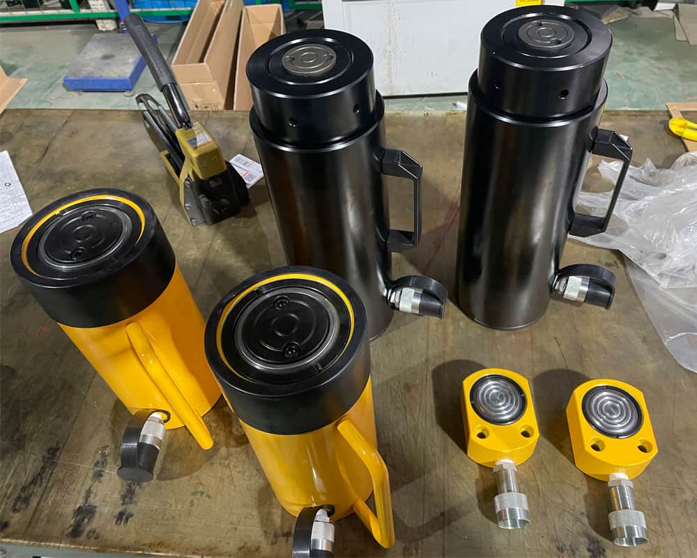 Single Acting Aluminum Lock Nut Hydraulic Cylinders