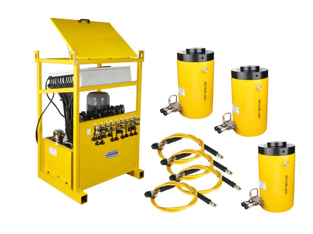 PLC Controlled Pile Load Testing System