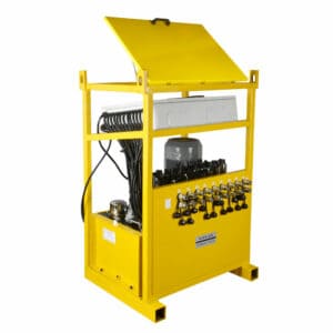 PLC Controlled Pile Load Testing System