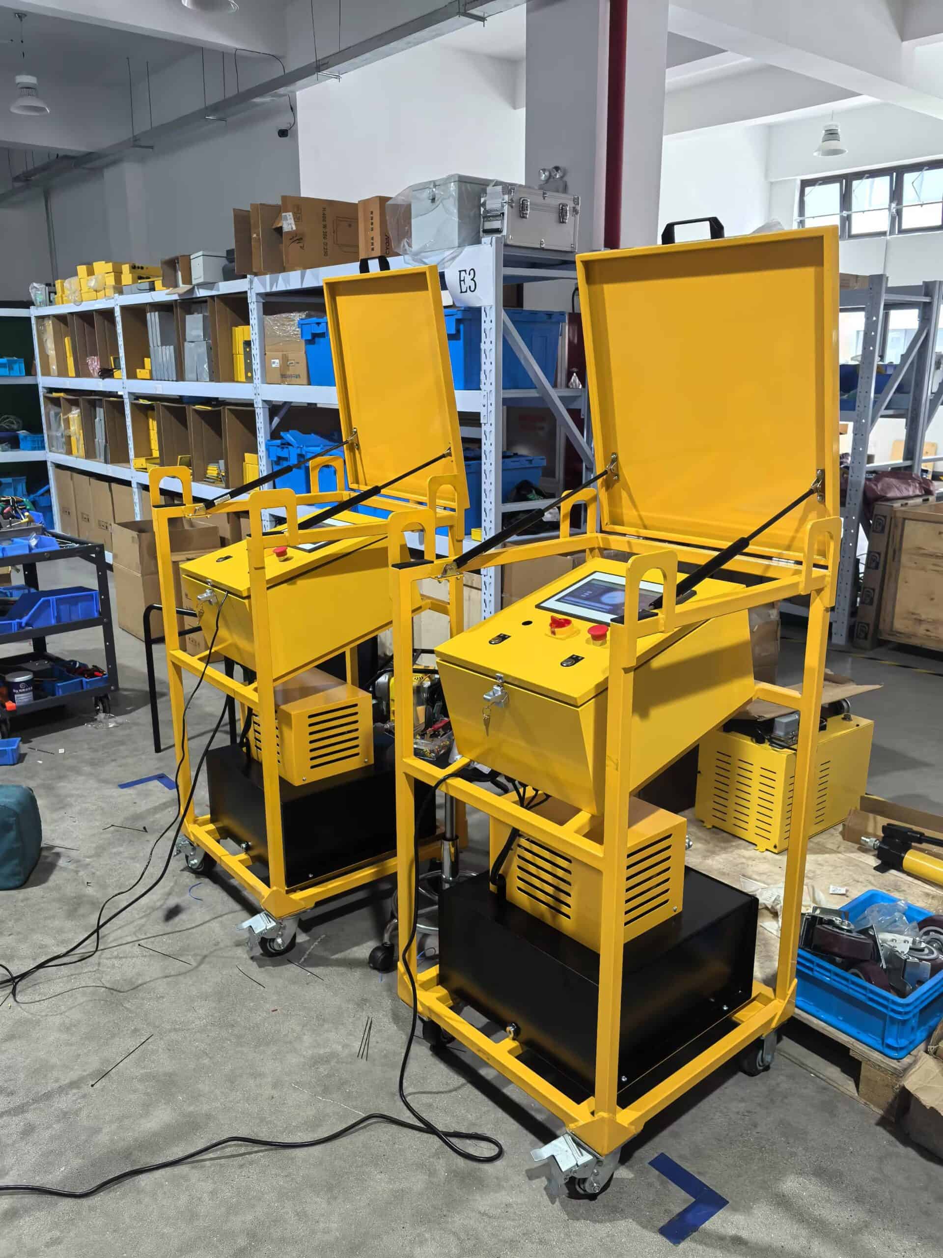 PLC Controlled Pile Load Testing System