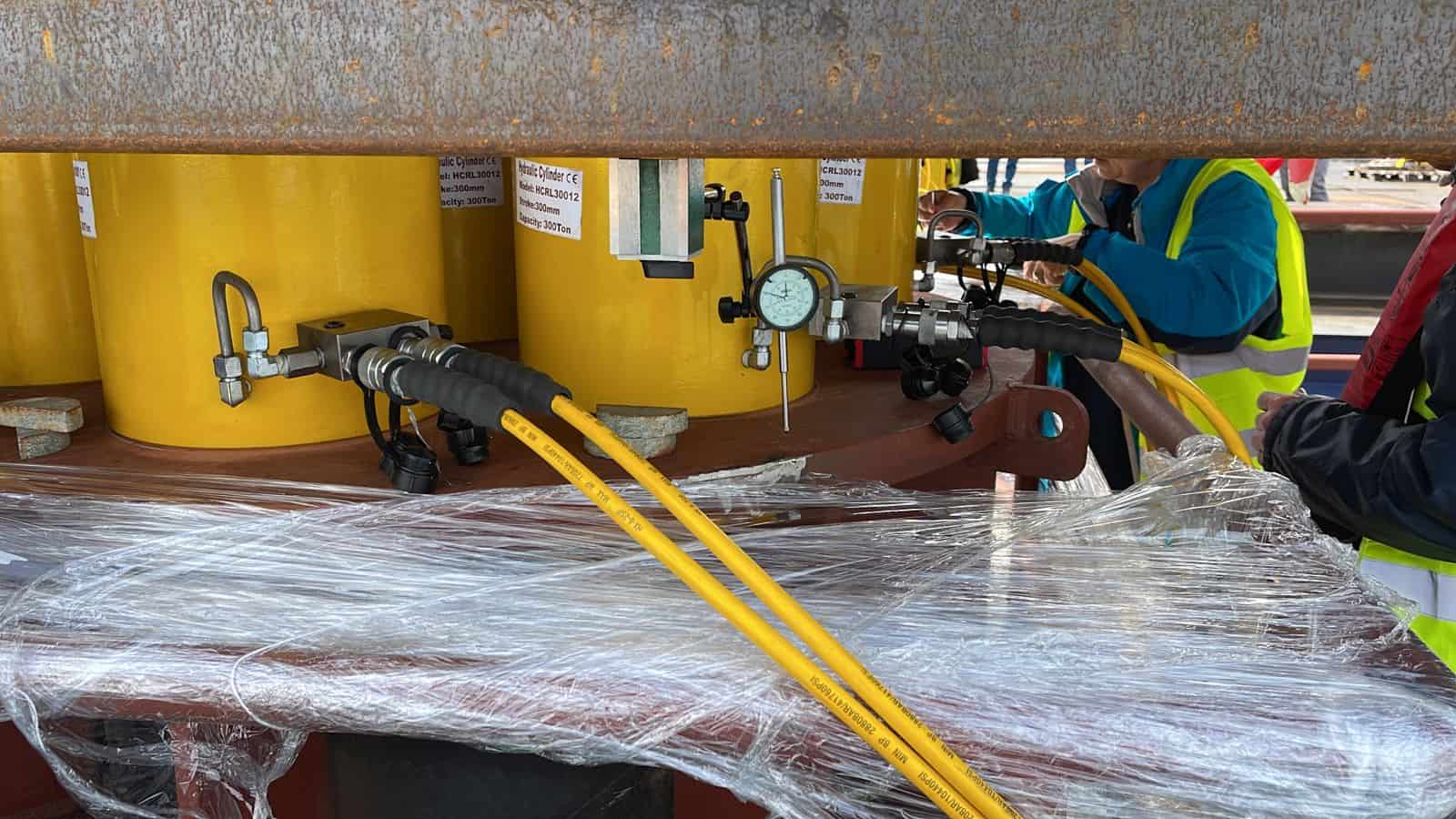 RIVERLAKE Pile Load Test Hydraulic Jacks