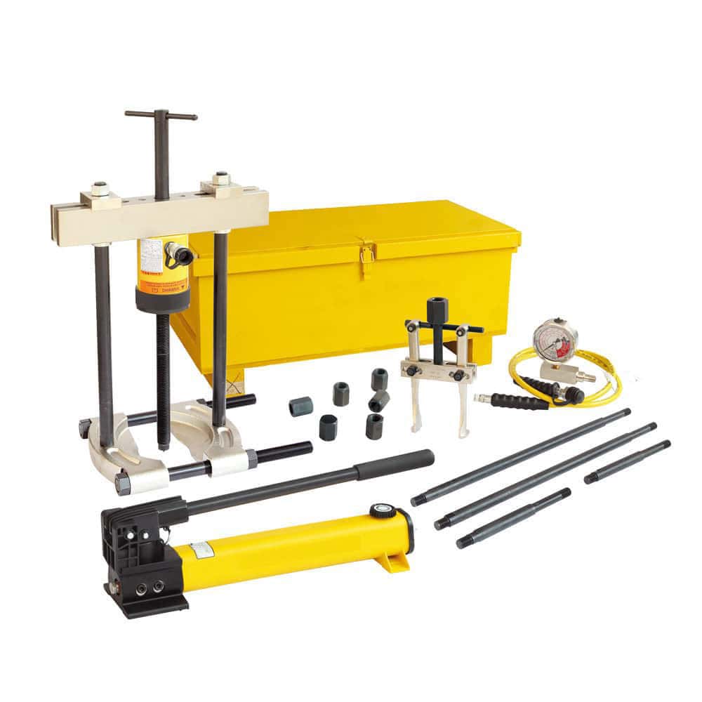 Hydraulic Cross Bearing Puller Set with Hand Pump