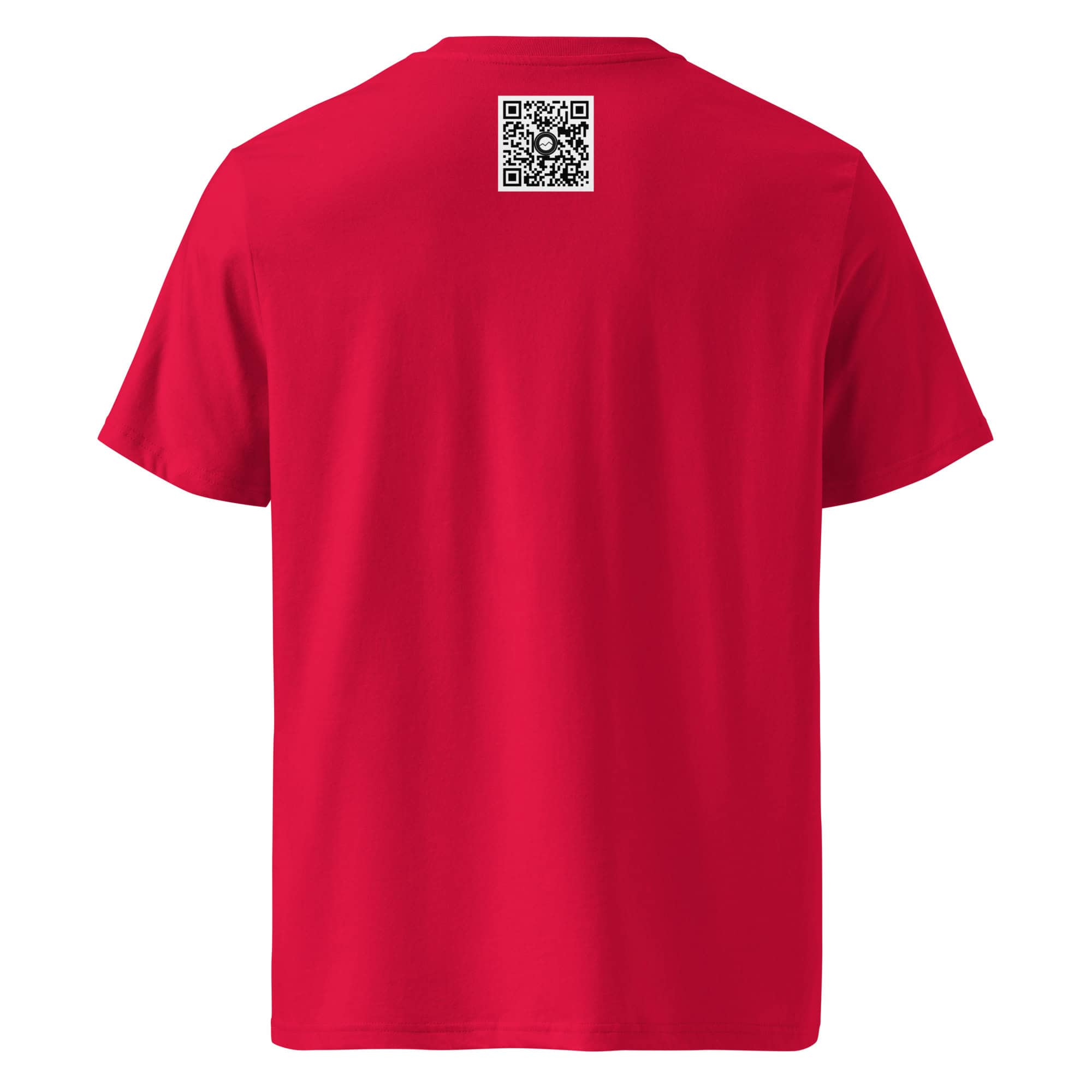 Esta camiseta unisex Telescopios del Roque de los Muchachos, con un código QR en la parte superior de la espalda, es un recuerdo ideal de La Palma. Disponible exclusivamente a través de nuestra tienda online, captura la vibrante esencia de Paisajes Canarios con un toque moderno.