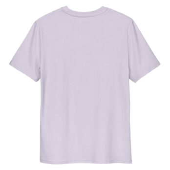La camiseta unisex Parapente al Atardecer es una camiseta blanca lisa con cuello redondo y mangas cortas, vista de espalda. Es suave, sin diseños ni logotipos, ideal para una salida de parapente al atardecer.