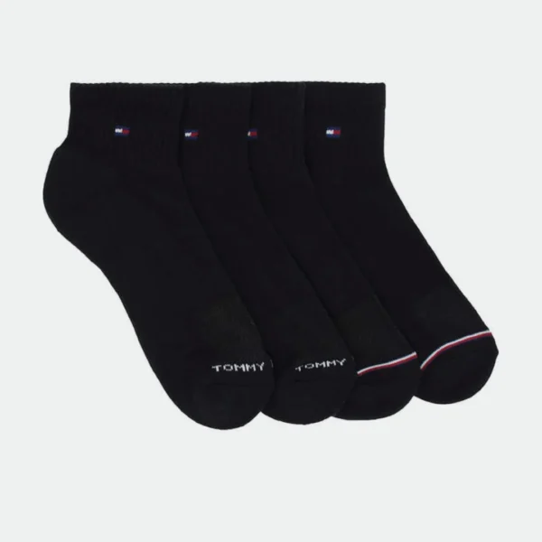 TOMMY HILFIGER MEN'S QUARTER CUT SOCKS 8 PAIRS (7-12 US) - Image 2