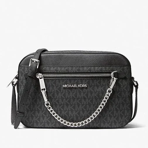 Michael Kors Women's Jet Set Item Large East West Chain Crossbody
