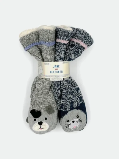 JANE & BLEECKER WOMEN SLIPPER SOCKS