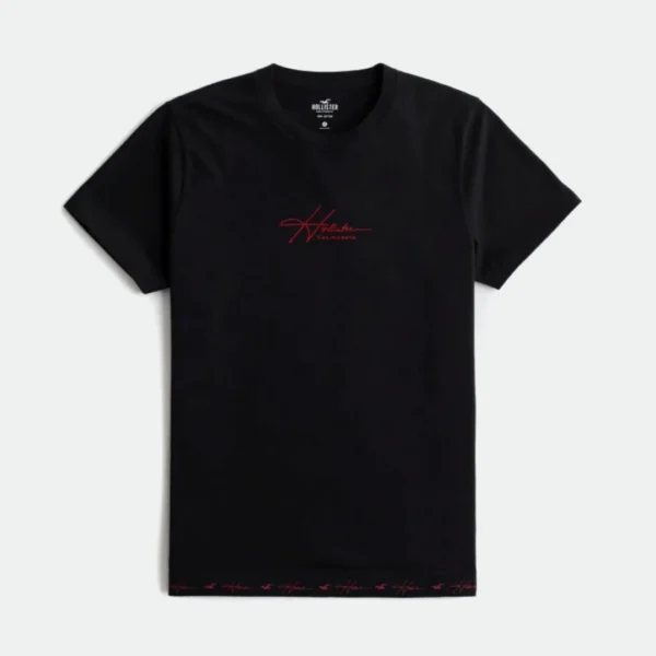 HOLLISTER MEN T-SHIRT LOGO HEM - Image 2