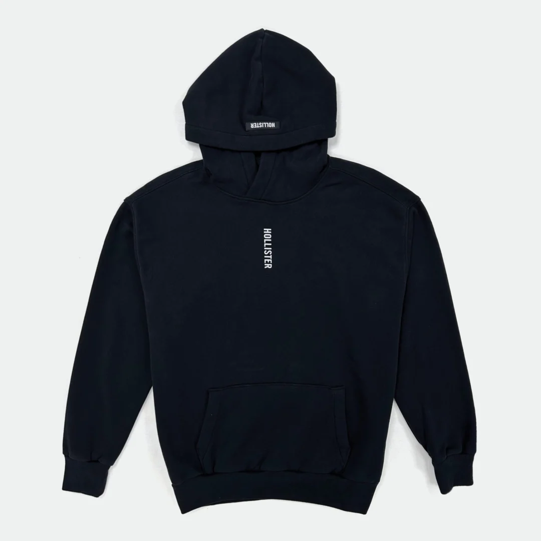 HOLLISTER MEN HOODIE JACKET VERTICAL LOGO WOWSOUQ