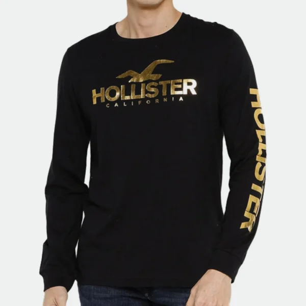 Hollister Men Long Sleeve Sweatshirt Printed