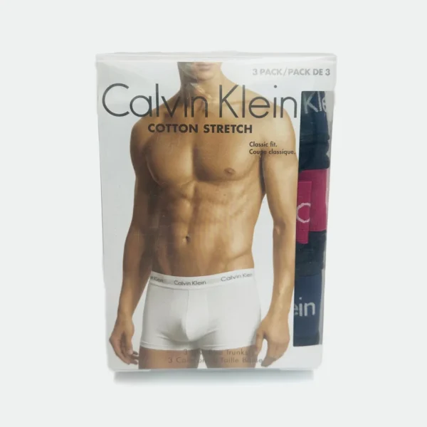 CALVIN KLEIN UNDERWEAR 3 PACK LOW RISE TRUNK