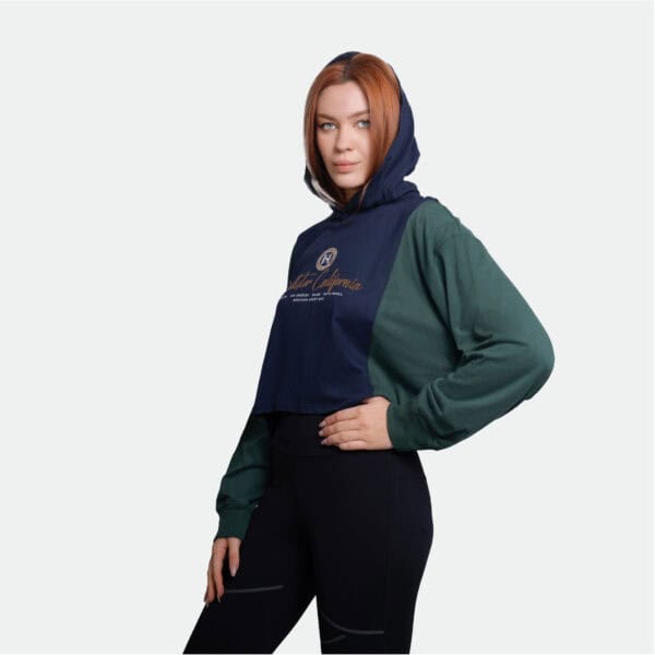 Hollister Hoodie Crop Top Graphic Print - Image 4