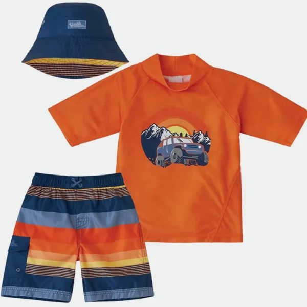 UV SKIZ 3PC SET SWIMWEAR FOR KIDS BOYS