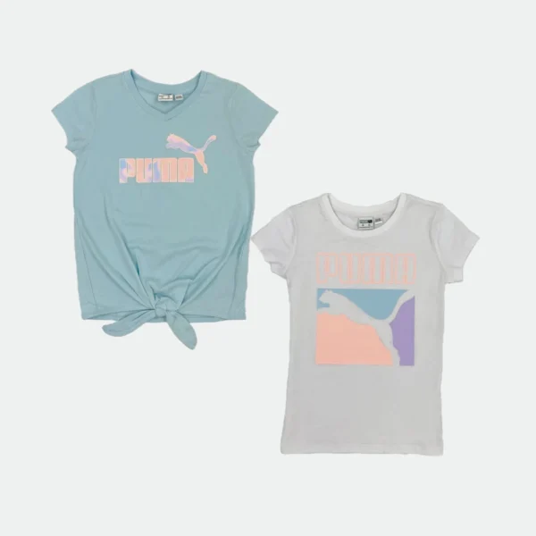 PUMA 2 PACK T-SHIRT FOR KIDS GIRLS