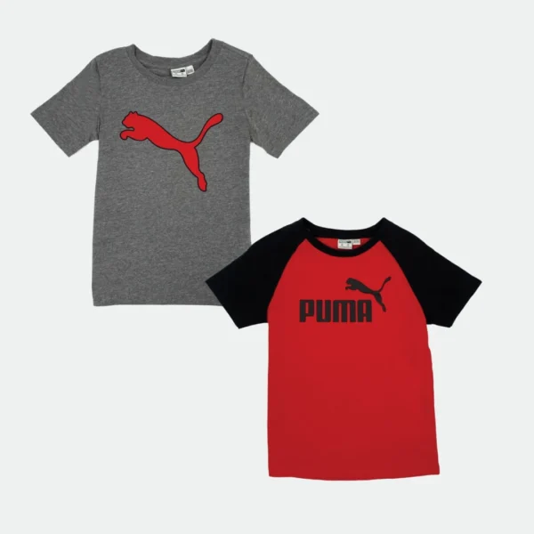 PUMA 2 PACK SET T-SHIRT GRAPHIC FOR BIG BOYS