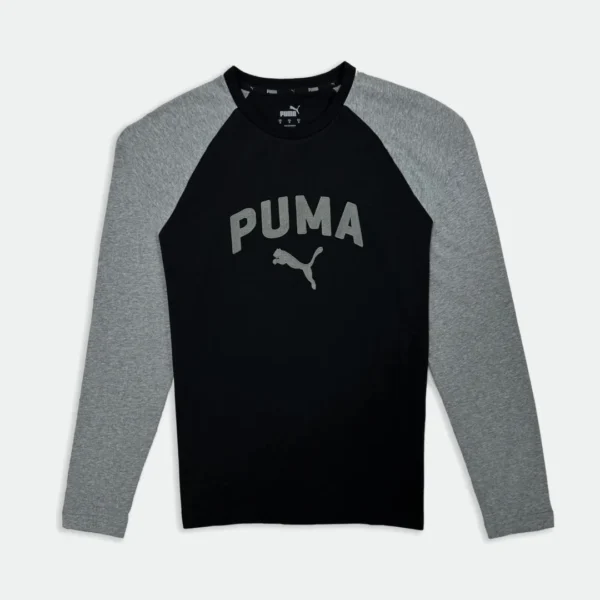 PUMA MEN LONG SLEEVE APPLIQUE LOGO