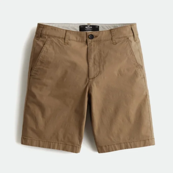 HOLLISTER MEN FLAT FRONT SHORT 9"
