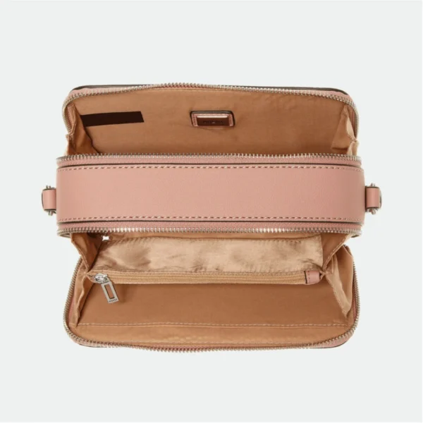 GUESS WOMEN LEWISTOWN MINI DOUBLE ZIP CROSSBODY BAG - Image 2