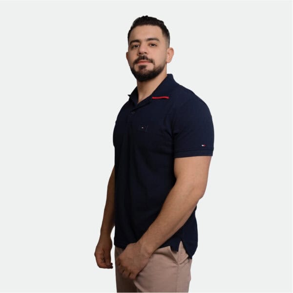 Tommy Hilfiger Mens Polo Shirt Regular Fit - Patch logo - Image 2