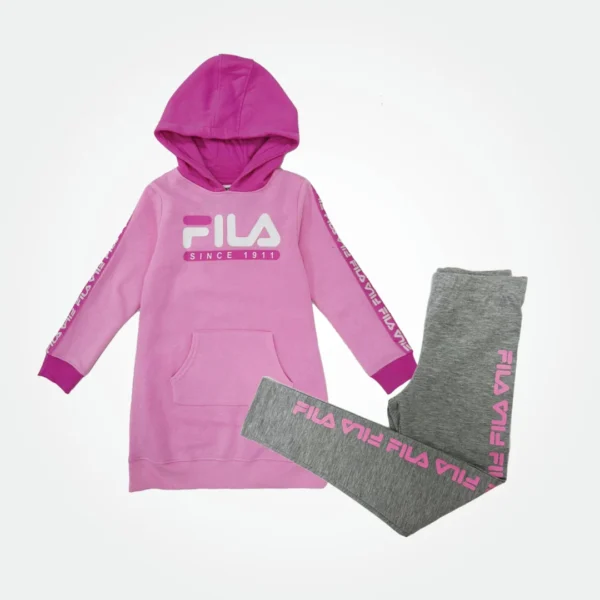 FILA HOODIE DRESS AND LEGGINGS FOR KIDS GIRLS