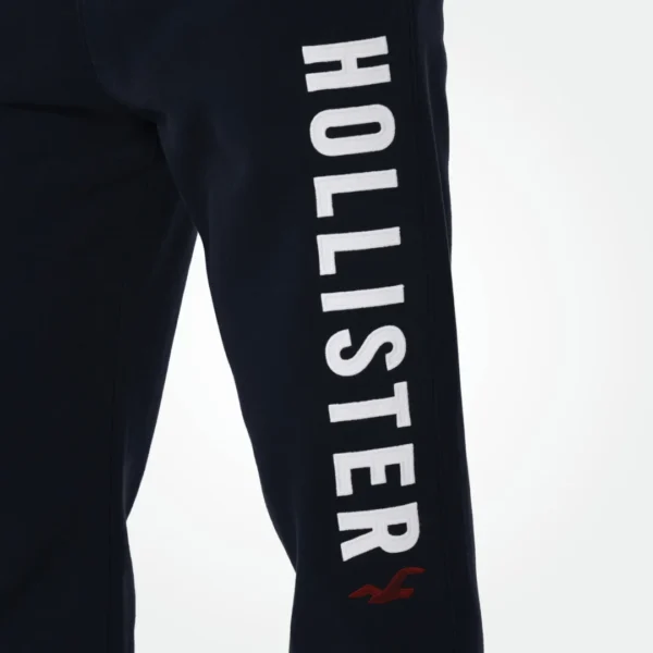 HOLLISTER MEN STRAIGHT LEG SWEATPANTS BIG APPLIQUE LOGO - Image 2
