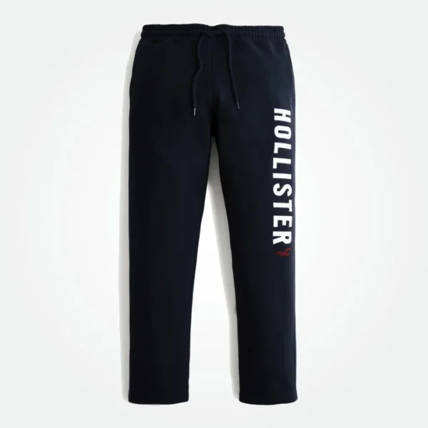 HOLLISTER MEN STRAIGHT LEG SWEATPANTS BIG APPLIQUE LOGO - Image 4