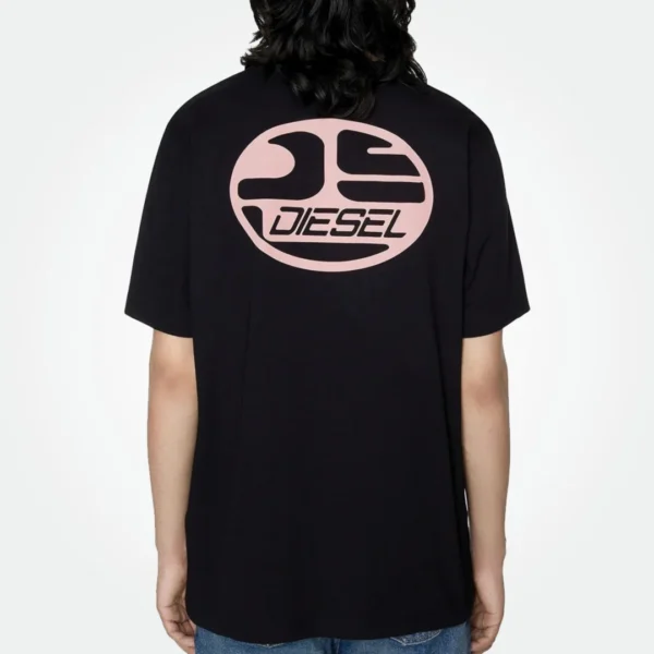 DIESEL MENS LOGO PRINT TSHIRT - Image 3