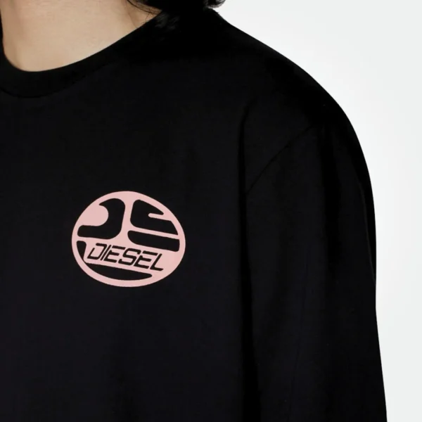 DIESEL MENS LOGO PRINT TSHIRT - Image 2