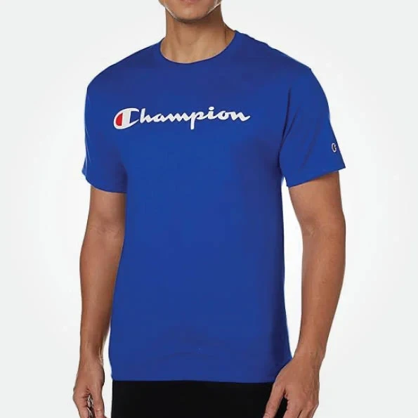 CHAMPION MEN MONOGRAM LOGO T-SHIRT