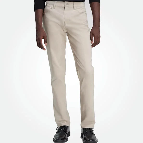 CALVIN KLEIN MEN'S STRETCH FIVE POCKET CHINO