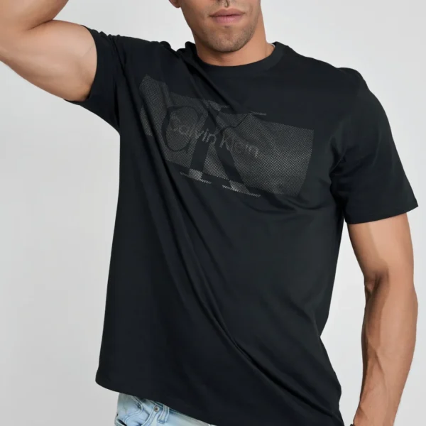 Calvin Klein Men's T-shirt Dotted CK Graphic Print