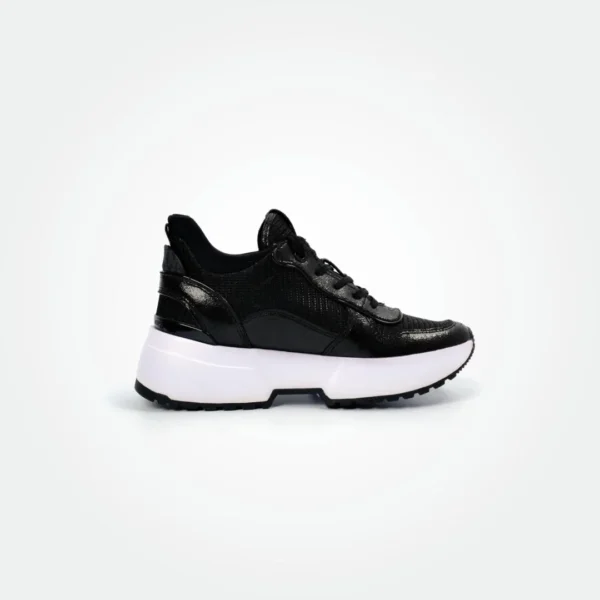 MICHAEL KORS CANVAS MUSE METALLIC LOGO TRAINER - Image 4