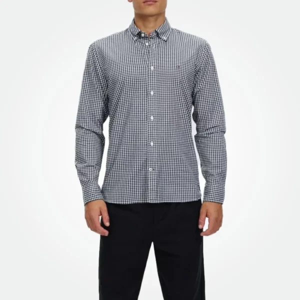 Tommy Hilfiger Men's Oxford Buttoned Shirts Checkered - Regular Fit