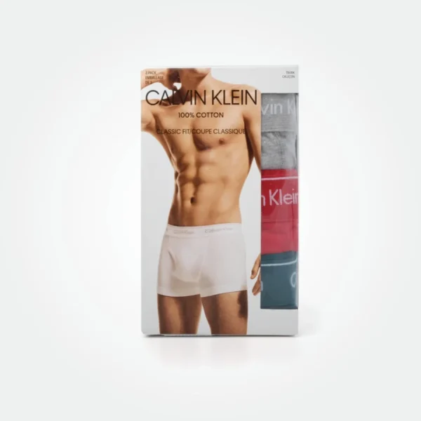 CALVIN KLEIN CLASSIC FIT MEN'S 3 PACK TRUNKS