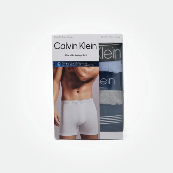 CALVIN KLEIN UNDERWEAR CLASSIC FIT BOXER BRIEF 3 PACKS
