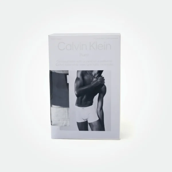 CALVIN KLEIN PURE UNDERWEAR 3 PACKS TRUNKS