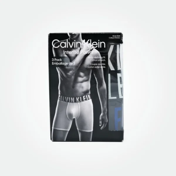 CALVIN KLEIN UNDERWEAR INTENSE POWER 3 PACKS BOXER BRIEF - SMALL