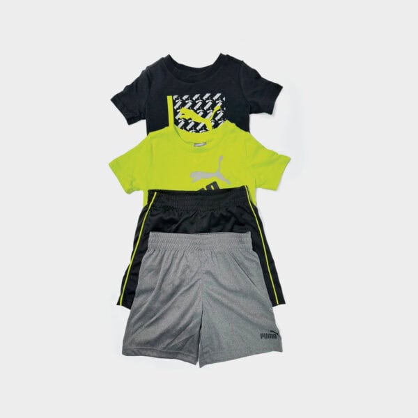 Puma Kids Boys 4 Piece Set T-shirts and Shorts