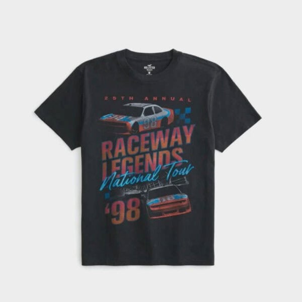Hollister Men's Raceway logo T-shirts - Image 3